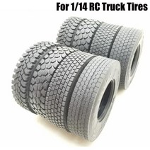 볼보트럭부품 화물차용품 고무 타이어 모델 2 개 114 타미야 RC 트럭 트레일러, 2pcs 28mm D2