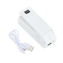 실링기 밀봉 접착 과자봉지 한약 포장 열 USB 충전 휴대용 미니 음식 기계 감자 칩 백 클립 주방 도구, 01 Black