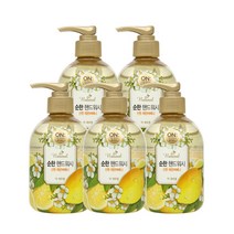 온더바디 더내추럴 레몬버베나 핸드워시 300ml 5개, 단품
