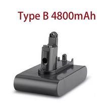 다이슨 호환 배터리 다이슨 DC35 DC45 용 22.2V 8800mAh 타입 A/B 리튬 이온 진공 배터리 DC31 동물, 04 빨간