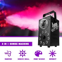 포그머신 헤이저 스모그 머신700W 무대 효과 조명 DJ 디스코 파티 웨딩 RGB 3 In 1 LED 세척 매직 원격 프, 02 US Plug