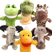 구연동화 봉제 동물 손인형, 07 손인형 기린