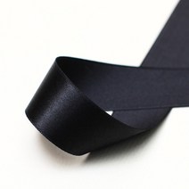 엔소엔 공단리본 선물포장리본 10mm 롤, 공단50검정색 45M 1롤
