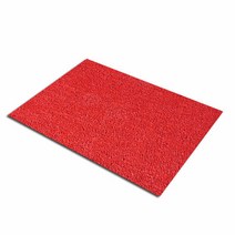 PEP942893매직크린 쿠션C형 현관매트 120X120cm/레드