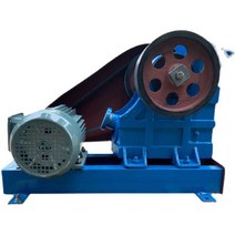 광석 분쇄기 광물 파쇄기 조 크러셔 석탄 버킷 포함, 100x60 탄소강 220V (커버 없음)