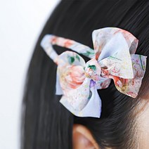 쉬폰 플라워 똑딱 헤어핀 DIYSET 시원한 머리핀 만들기 [동영상]