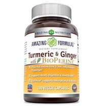 어메이징뉴트리션 포뮬러 터메릭 & 진저 바이오페린 베지 캡슐, 180개입, 2개