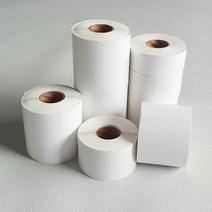 80x40mm 1200매 / 80x60mm 800매 / 80x100mm 450매 / 감열지 / 바코드 테이프 / 라벨 테이프 / 국내제작 / 주문제작 가능