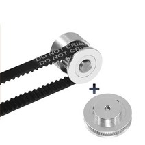 gt2 타이밍 벨트 풀리 60teeth 20teeth 5mm8mm 감소 3:11:3 3d 프린터 액세서리용 벨트 너비 6mm, 20t8 - 60t5, 280mm