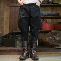 남성 승마바지 승마복 배기팬츠 조거팬츠 승마 검정, XS 검은색