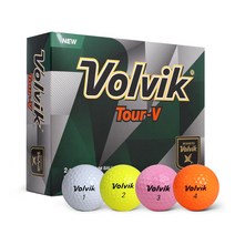 볼빅 NEW TOUR-V 골프공 12알, 핑크, 12알1다즌