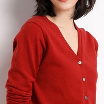 로미홀리 여성 가디건 니트티 브이넥 니트가디건 스웨터 봄 가을 겨울 빅사이즈 - 926