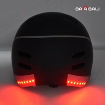 스쿠터 헬멧 BAABALI-스마트 사이클링 헬멧 USB 무선 LED 턴 시그널 핸들바 원격 블루투스 스피커 도로 전, 01 Black