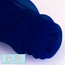 레자원단 레쟈 유진 거즈 원단 75cm1미터 블랙 화이트 웨딩 메쉬 투명 스티프 레이스, PEACOCK BLUE_Long100cm Width75