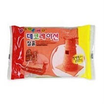 피노키오 데코레이션 찰흙 주황색 지점토, 4세트