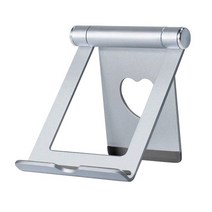 [세븐라이트] 메탈미니 알루미늄 접이식 포켓용 태블릿거치대 핸드폰거치대, 실버, 메탈미니 거치대