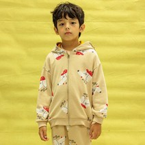 [매직에디션9] 덕콰이어트 디키후드집업점퍼(안감기모) 미디움베이지 (DQ24JP101)