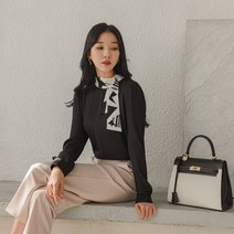 모노앳디 모드니 쁘띠 스카프 블라우스