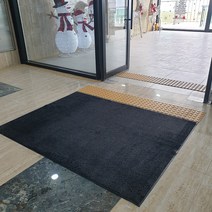 진짜물흡수매트 현관 업소용 사무실 출입구 도어 입구 바닥 발판 발매트 카페트, 60cm×90cm