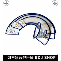 고양이넥카라 강아지목보호대 투명 낱개 강아지용품샵 강아지고관절수술 애완샵, 1개