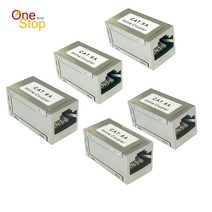 고속 랜커플러 랜중계기 랜선연결 CAT6A STP 메탈, 5개