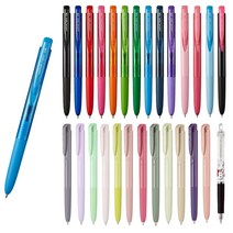 유니볼 시그노 노크식 RT1볼펜 UMN-155 0.28 0.38, 2.시그노노크식볼펜0.38mm, 라이트블루