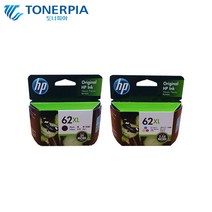 토너피아 HP정품잉크 C2P04AA C2P06AA C2P05AA C2P07AA HP62XL HP62, 1개, 06_정품 대용량 세트 HP62XL