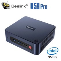 미니PC 데스크탑 고사양 Beelink u59 pro windows 11 인텔 셀러론 n5105 ddr4 8gb 256gb 1000m wifi5 bt4.0 게임 컴퓨터 vs s, n5105용 u59, 우리를, 16GB 1TB