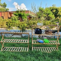 마켓위시 폴더블 우드선반 (4사이즈), 70cm(4단)