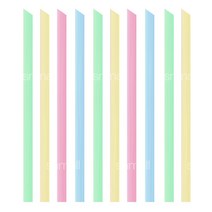 에스앤몰 버블티 빨대 45개 사선 카페 음료수 일회용 굵은 빨대