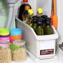 대주기획슬라이딩방식 씽크인슬림수납장 씽크대수납장 주방선반