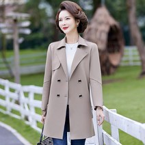 엄마 중년 여성 옷 40대 50대 트렌치 코트 봄 간절기 하객룩 모임룩 출근룩 선물 효도