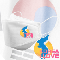 인쇄마스크 아이러브코리아 대한민국 태극기 마스크 25매 모델명 dki_23 KF94 3D입체형