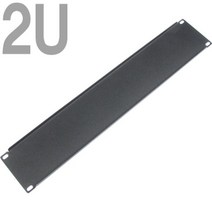 NETmate CYPN-2U(Black) 허브랙 블랭크 판넬(2U/블랙), 본상품선택