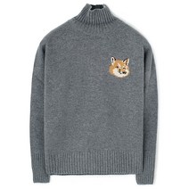 22FW 메종키츠네 하이넥 니트 그레이 JM00560KT1063