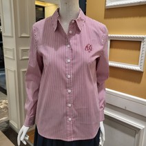BCBG 비씨비지 가을23 델리 스트라이프 남방 B3C8B4222