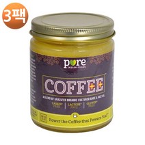 퓨어 인디언 푸드 커피 플러스 크리머 컬처드 Ghee 앤드 MCT 오일 8.5 fl oz, 3팩