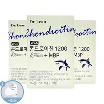 닥터린 콘드로이친 1200 콘레이티 MBP 엠비피 저분자 상어연골 + 씨오케이마스크 증정, 3개, 30정