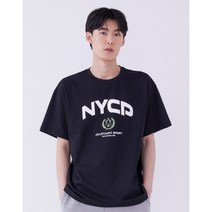 [질스튜어트 스포츠] [22SS] JMTS2B311BK NYCP 블랙 ACOVER 아치 그래픽 반팔티