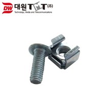 대원TMT 허브랙 서버랙용 케이지너트 세트 10개입 DW-RACKNUT, 1