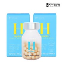 한미양행 히알루론산 먹는 엘라스틴 콜라겐 피부 500mg 60캡슐 2박스, 없음
