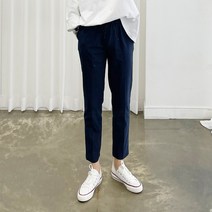 아도르클래식 9부 바람 쿨링 린넨 6컬러 밴딩 워싱 긴바지