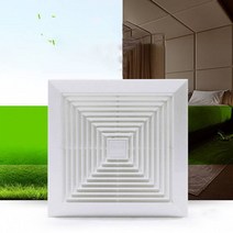 화장실 환풍기 창틀형 음식냄새제거 주방 화장실 욕실용 천장 벽 환기 팬 집, 01 White