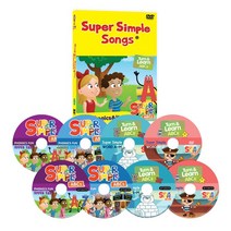 NEW 슈퍼심플송 Super Simple ABC Phonics & WORD DVD+오디오CD 8종세트(영어대본 온라인제공) 유아영어 초등영어, 슈퍼심플ABC DVD 8종세트 (영어대본)
