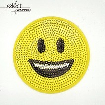 열접착식 와펜 스팽스마일1 217 자수 패치 다림질