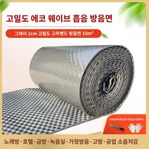 베이스트랩 방음부스 방음재 흡음재, 24.회색 난연 2cm 고밀도 고무 및 플라스틱 방음면, 1개