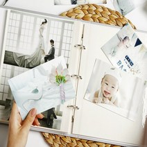 하루필름 포토북 셀프 제작 기념일 사진앨범제작, 핑크-포켓식백지