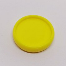 100pcs 솔리드 24MM 플라스틱 바인딩 링 버클 바인더 버섯 구멍 루스 리프 노트북 디스크 액세서리 접착제, [02] YELLOW