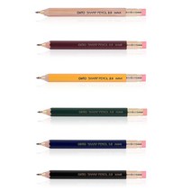 OHTO APS-680E 목재홀더샤프 2.0mm 연필 우드 펜 모양 신학기 선물 용품 문구 도구 필기 스케치 그림 미술 예쁜 육각형 베럴 홀더심 질감 상단노크 지우개내장 샤프심, APS-680E 버건디