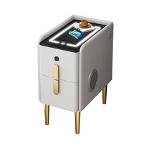 사이드 테이블 충전식 보조 협탁 사무실 침대 소파 옆, CA(무선충전+블루투스 스피커)